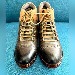 Kensie ‘Rare Find’ Women’s Brown Leather Ankle Boots size 7